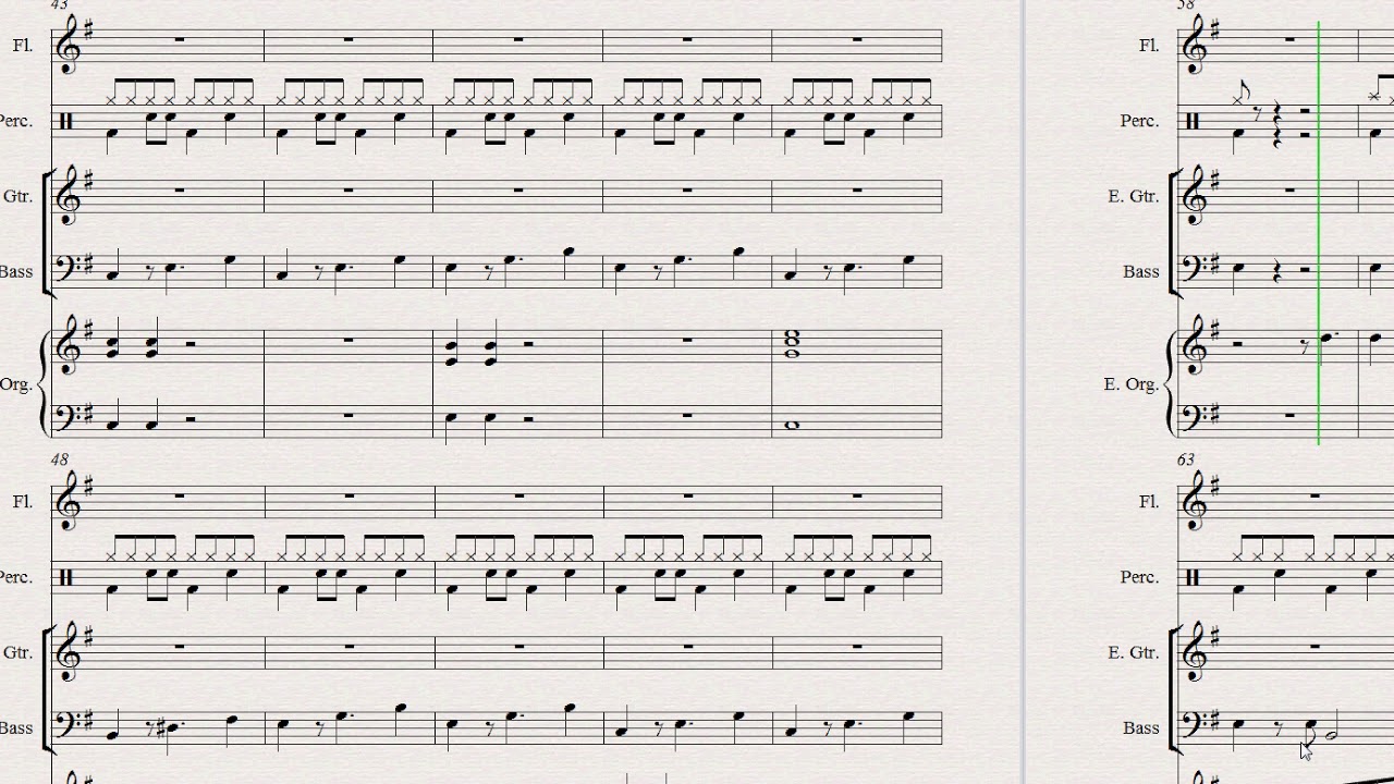 Partitura de Por la boca vive el pez corregida.