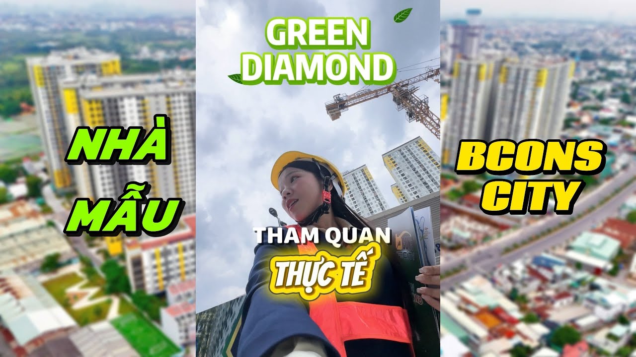 Review chi tiết đường đi v&agrave;o nh&agrave; mẫu Green Diamond Bcons City. Kh&aacute;m ph&aacute; đầy đủ tiện &iacute;ch nội khu