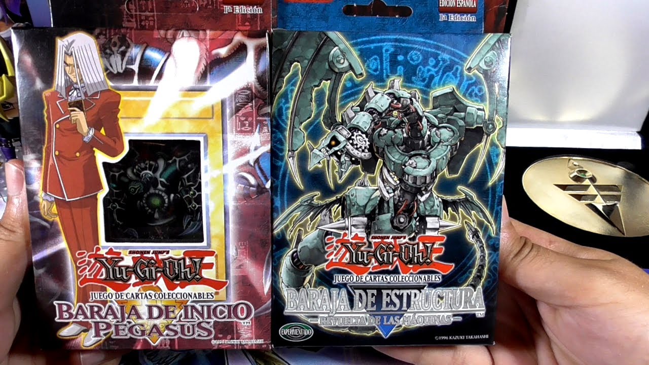 UNBOXING DOS BARAJAS ANTIGUAS Yu Gi Oh PEGASUS + REVUELTA DE LAS MAQUINAS