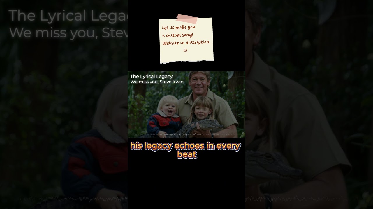 Crikey! A Lyrical Tribute to Steve Irwin