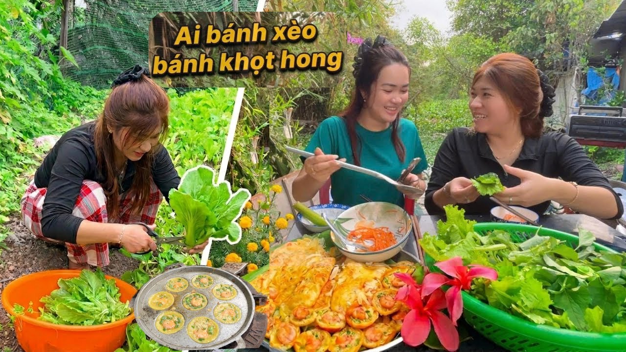 Người Đẹp Đổ Bánh Xèo Thơm, Tình Quê Bình Quới Đậm Đà Sắc Xuân | Cuộc sống dân dã Sài Gòn