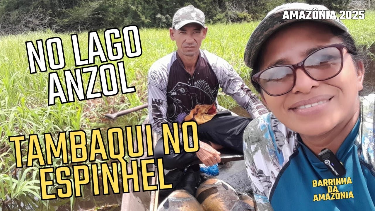 NO LAGO ANZOL/ TAMBAQUI NO ESPINHEL