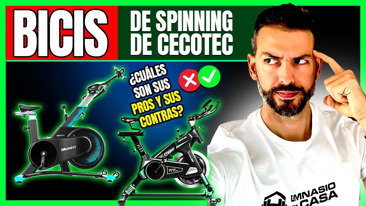 Bicicletas de SPINNING de CECOTEC: ¿Cuál comprar? Pros y Contras DESPUÉS de probarlas