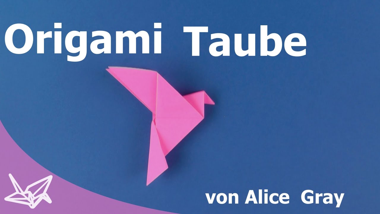 Origami Taube [Tutorial]