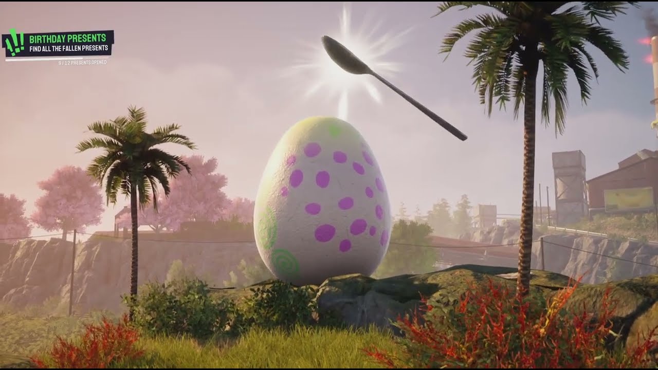 Goat simulator 3- big egg on a little island
