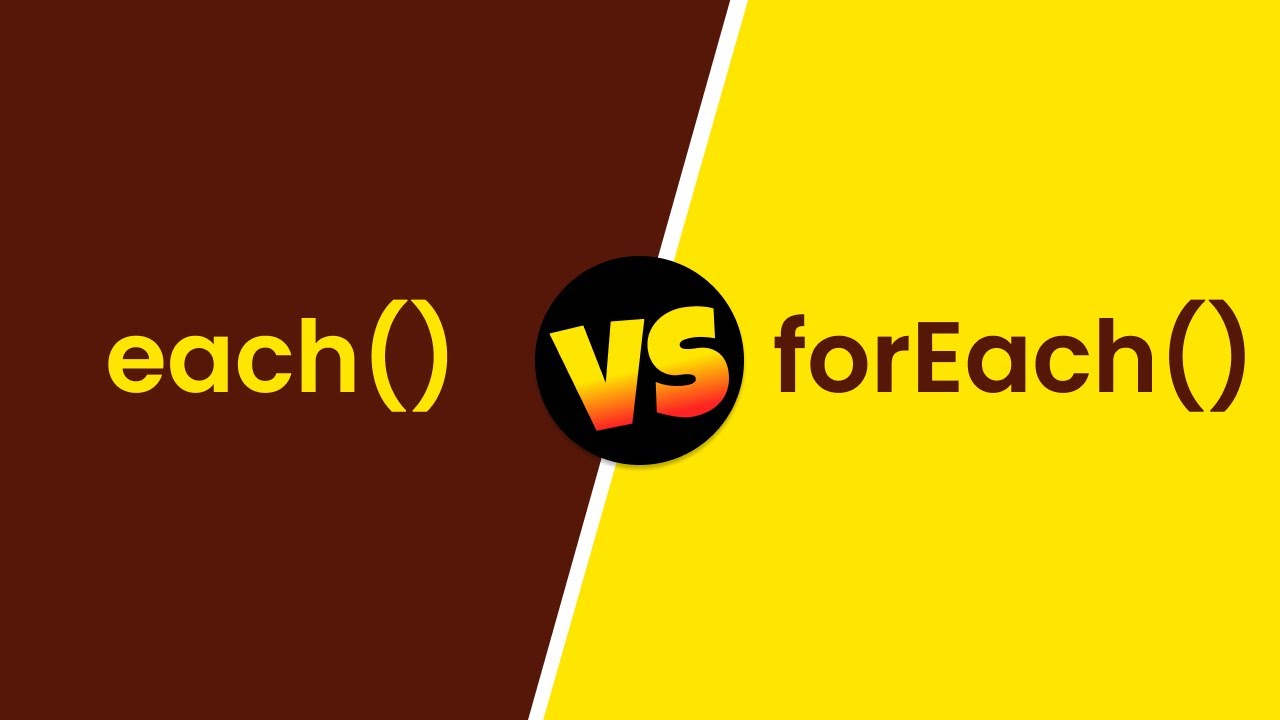 Difference Between Each & forEach | Each vs forEach | Coding Interview Question