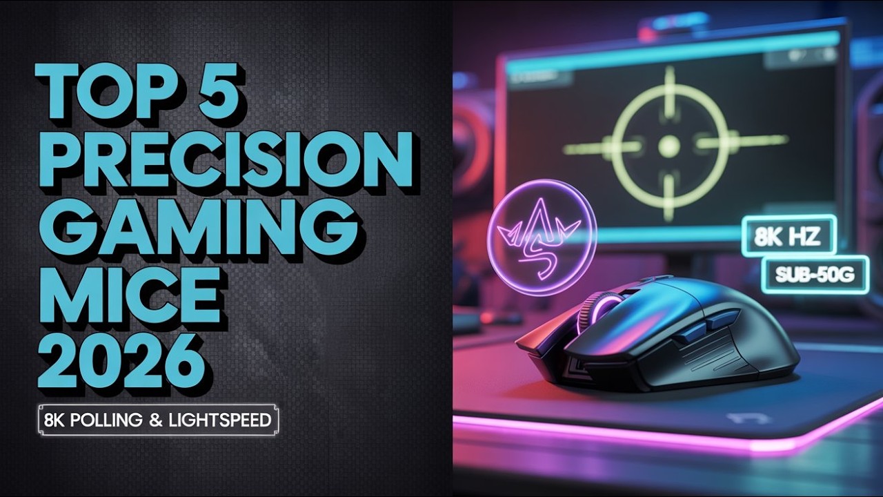 🖱️ Top 5 Best Precision PC Gaming Mice of 2026 -- Buyer's Gide & Reviews