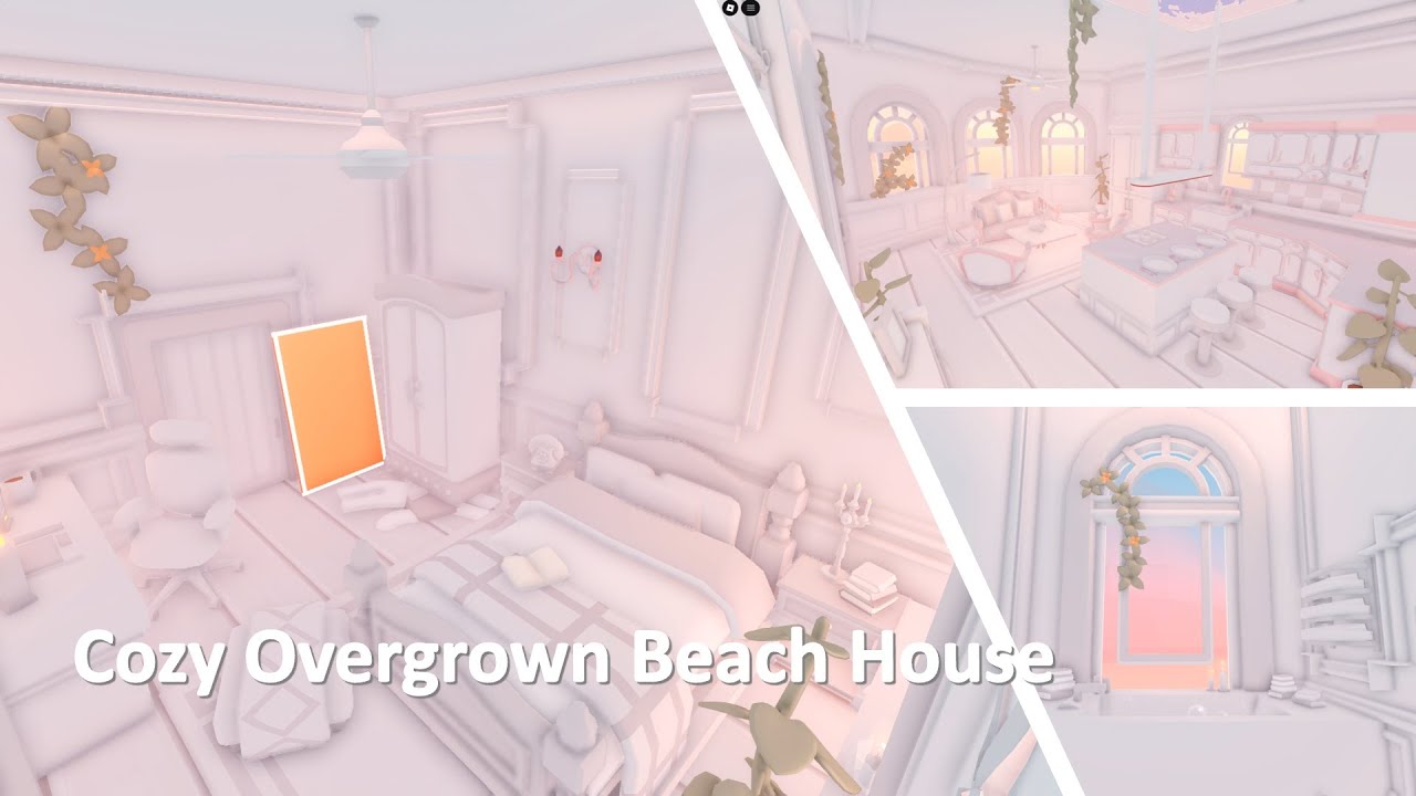 Cozy Commissioned Overgrown Beach House (Adopt Me!) ROBLOX #fyp #fy