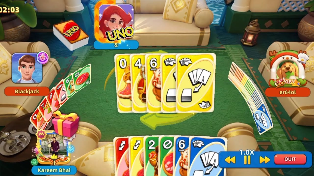 Uno mobile game || x600 wild card discard all 🥳💣 Uno high win game play video ! Uno! 