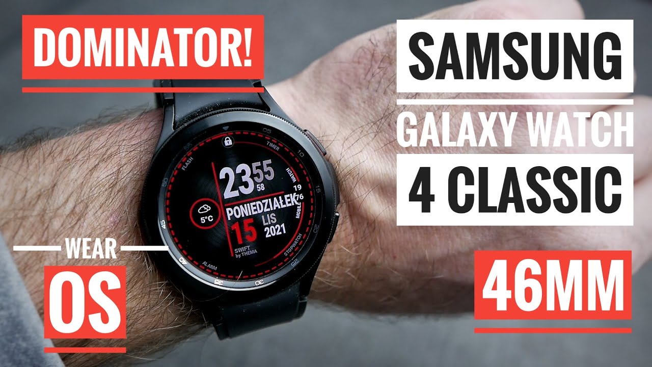 Najlepszy smartwatch 2023 czyli Samsung Galaxy Watch 4 Classic 46mm  Jaki smartwatch wybrać  Wear OS