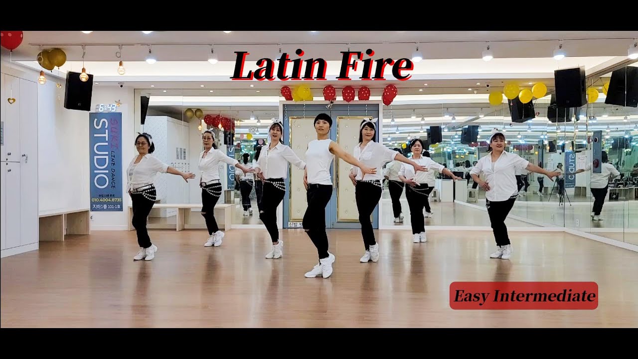Latin Fire (by Ria Vos) Line Dance