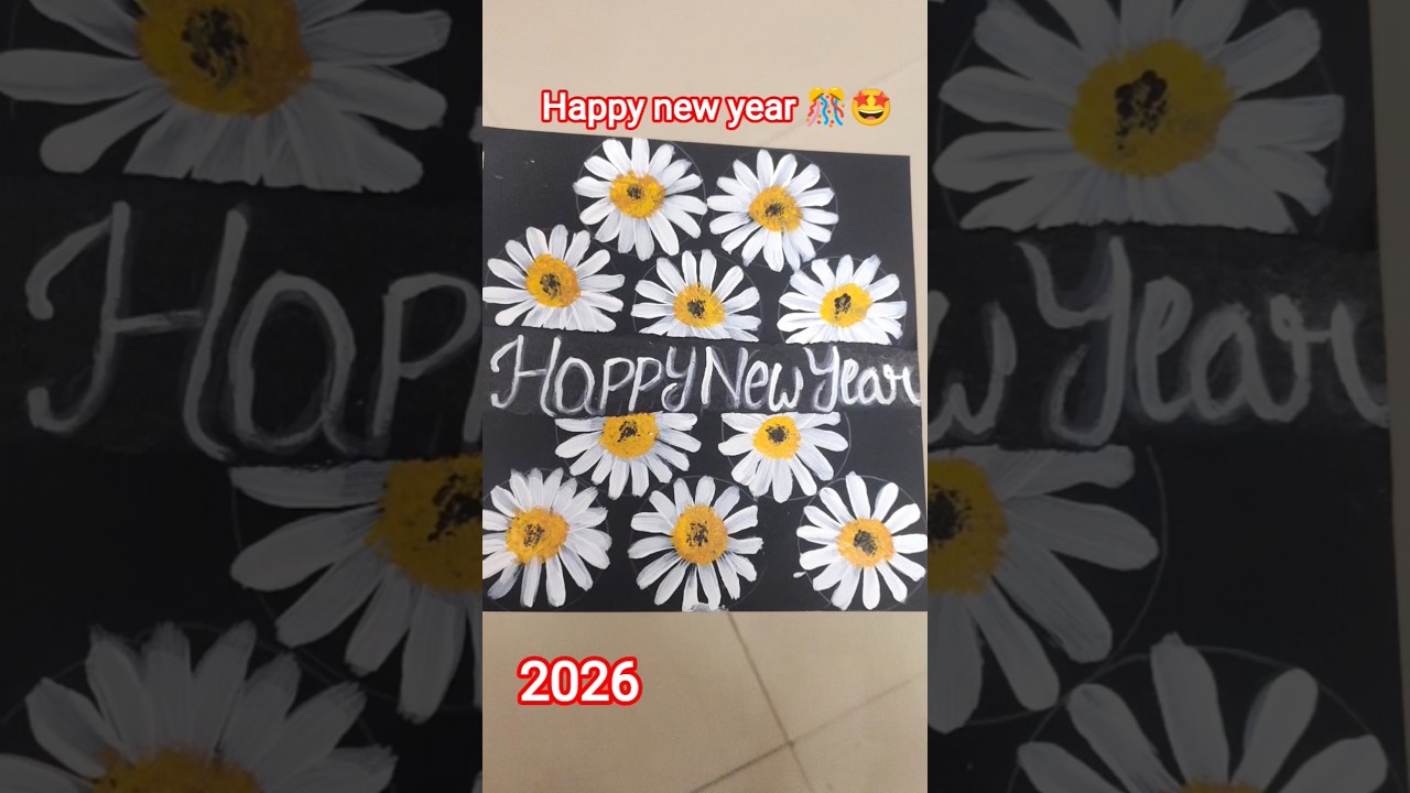 😍Cute new year cards✨Happy New year diy card