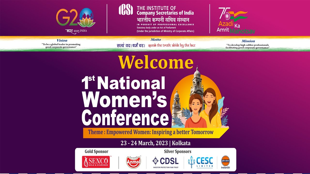 ICSI | Inaugaration of 1st National Women's Conference | 23-24 Mar 23