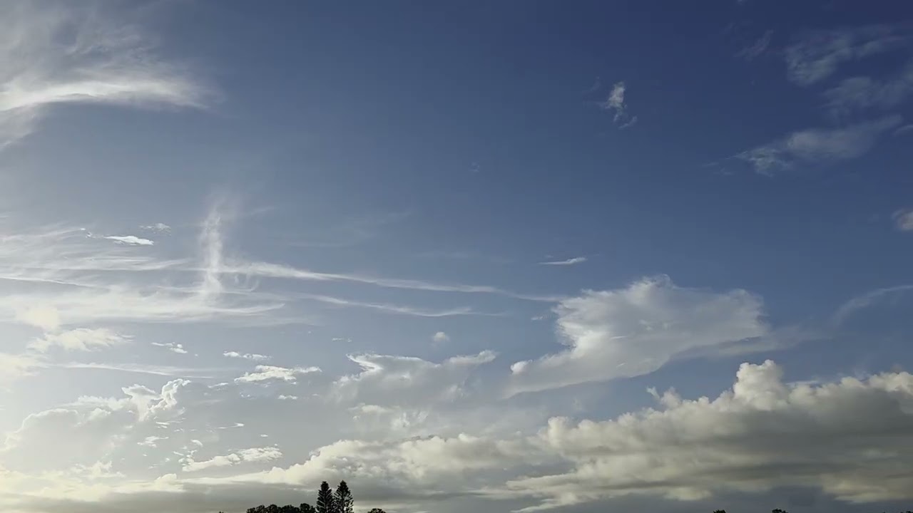 Enchanting Clouds Over Orlando, Yield Stunning Blue Sky | Time Lapse #chill #timelapse #jazz #music