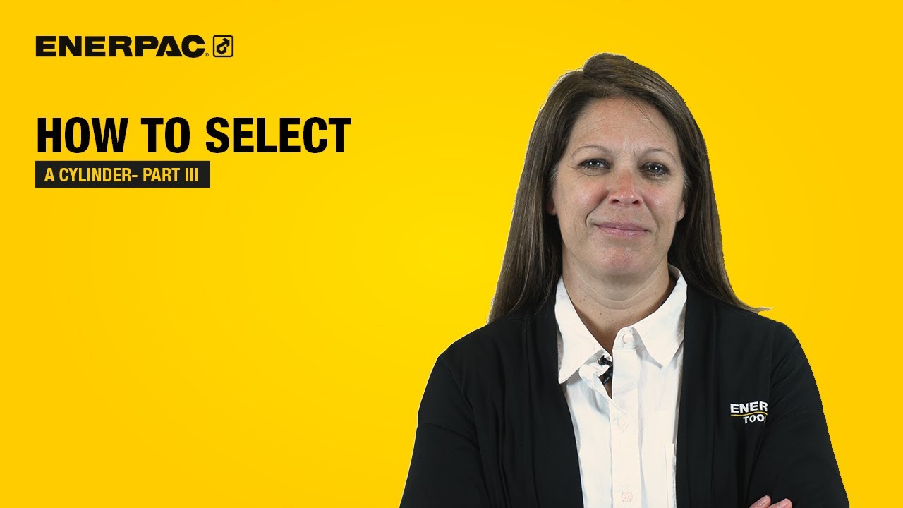 How-To Select a Hydraulic Cylinder - Part 3 - Cylinder Accessories | Enerpac
