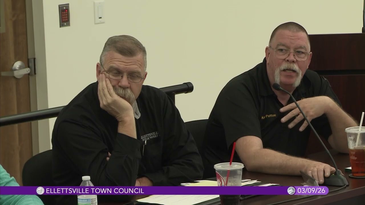 Ellettsville Town Council, March 9, 2026