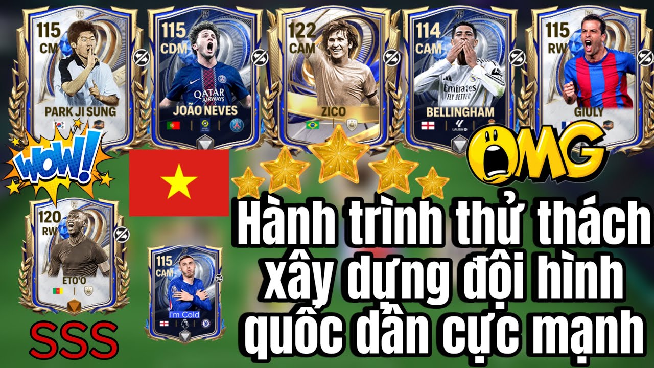 FC MOBILE VIỆT NAM | TUẦN 2 KÉM MAY MẮN | HÀNH TRÌNH THỬ THÁCH XÂY DỰNG ĐỘI HÌNH QUỐC DÂN CỰC MẠNH.
