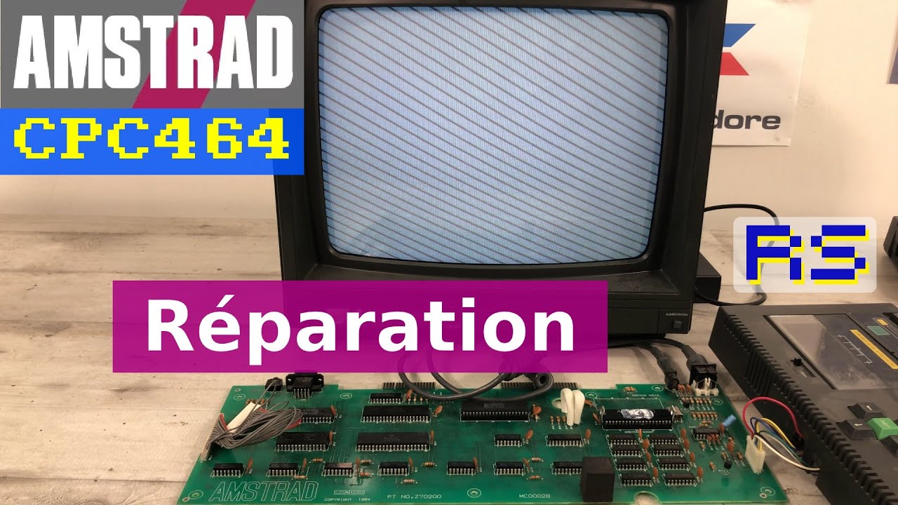 Un Amstrad CPC 464 réparé de plus