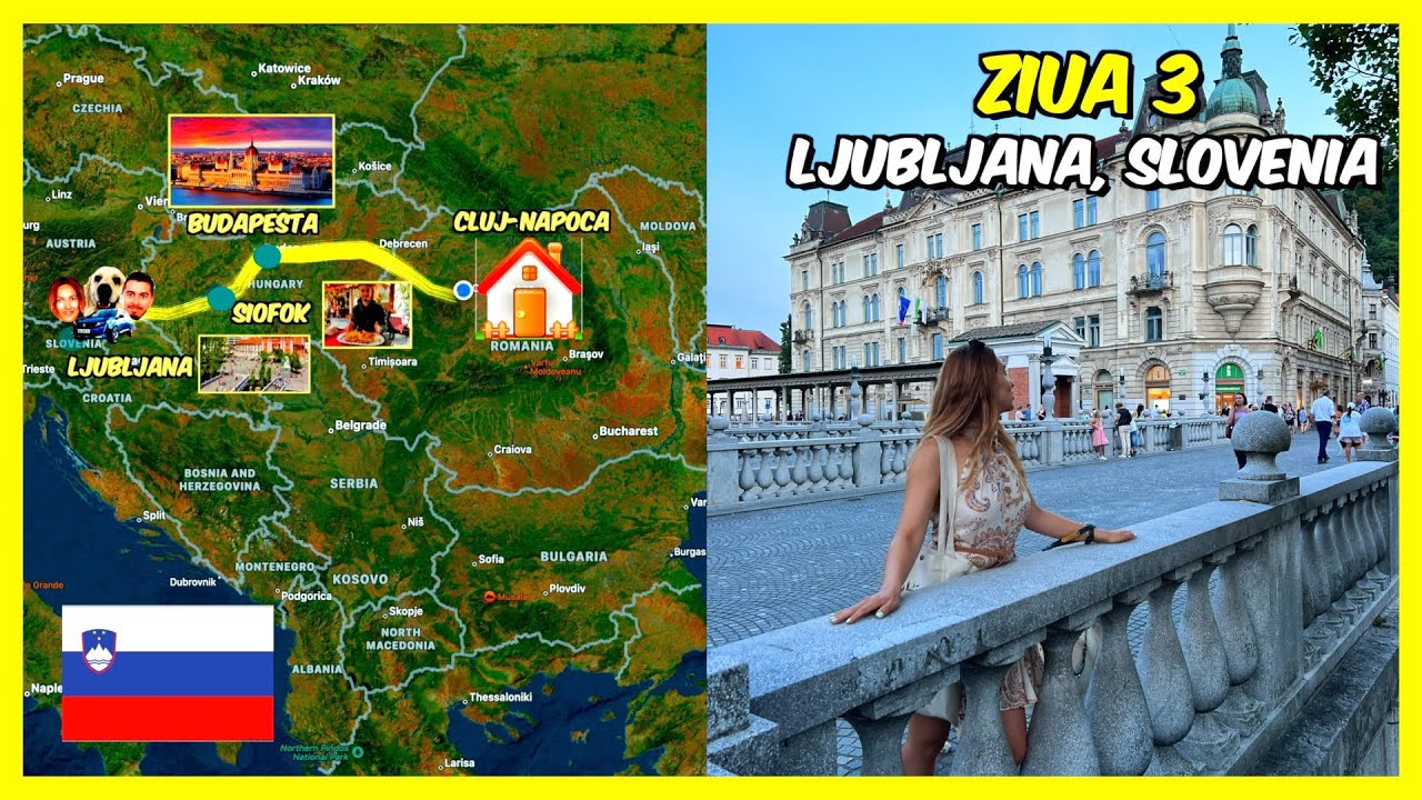 Ziua 3 | Prima impresie despre Ljubljana, Slovenia 🇸🇮 | Cu mașina prin EUROPA cu cățelul nostru  🚗