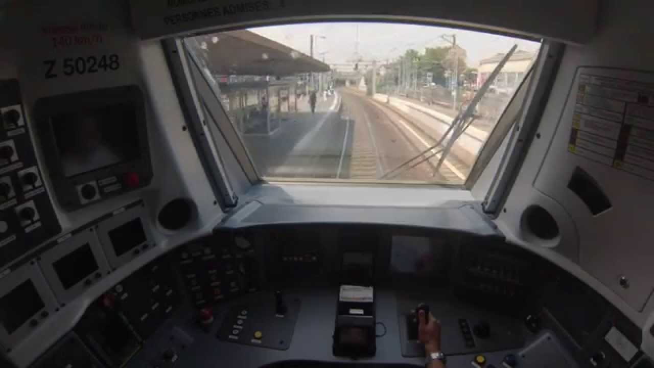 Paris Saint Lazare - Ermont Eaubonne à la place du conducteur !!!