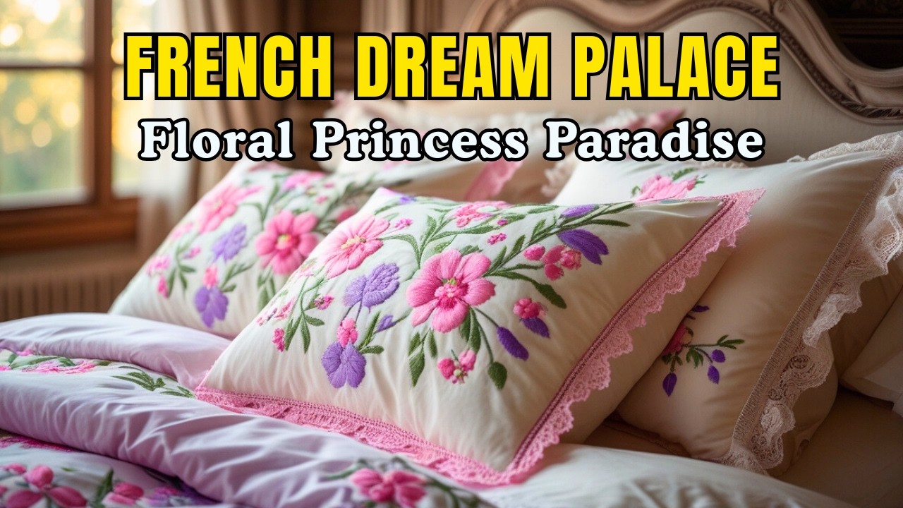 💖 Step Into an Elegant Dreamy Princess French Bedroom in Bloom