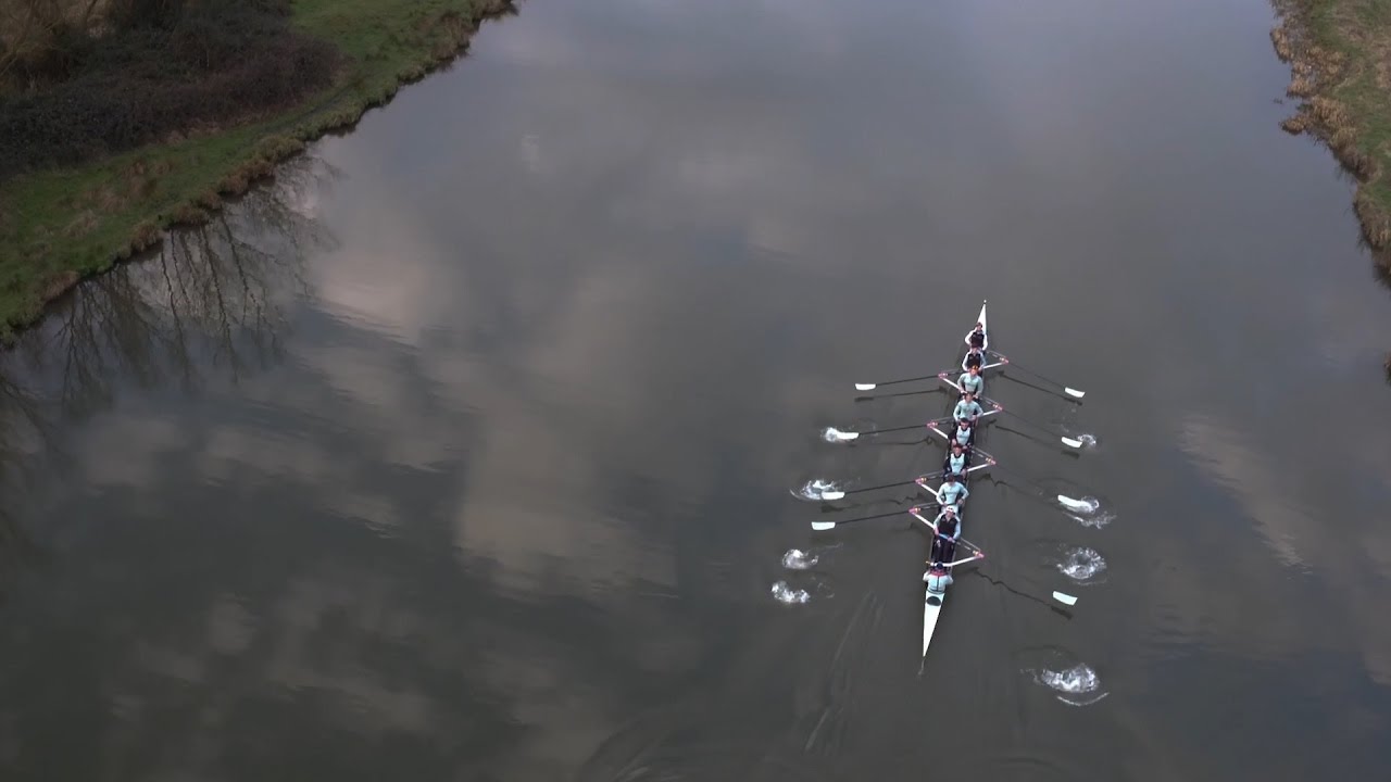 Cambridge Train For Boat Race - Drone Footage
