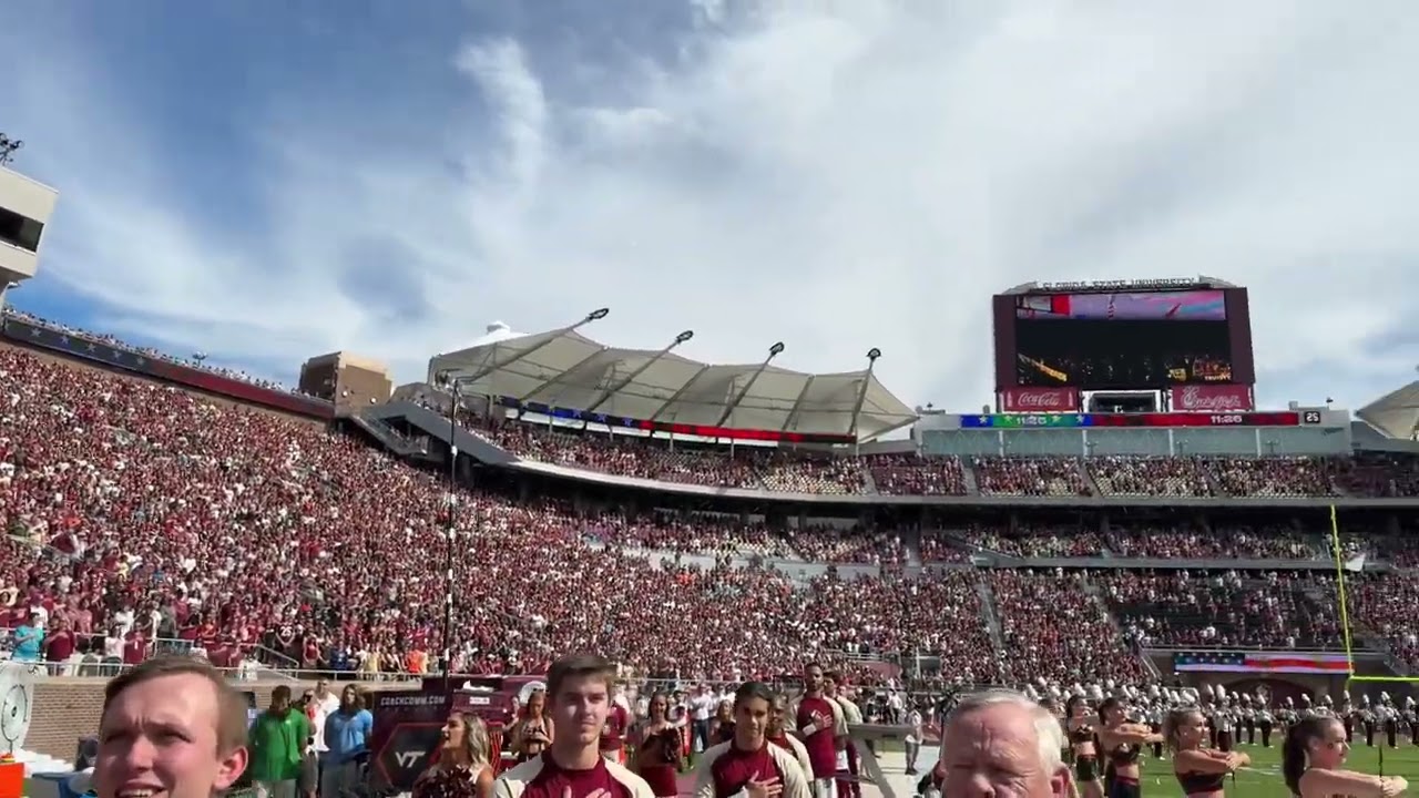 10.7.2023 | National Anthem & Flyover at Doak Campbell #thunderbirds #marchingchiefs #mcatdt