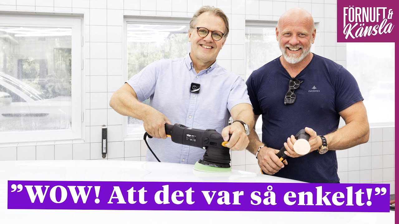 Förnuft & känsla: Alrik & Peder lär sig polera bilen 