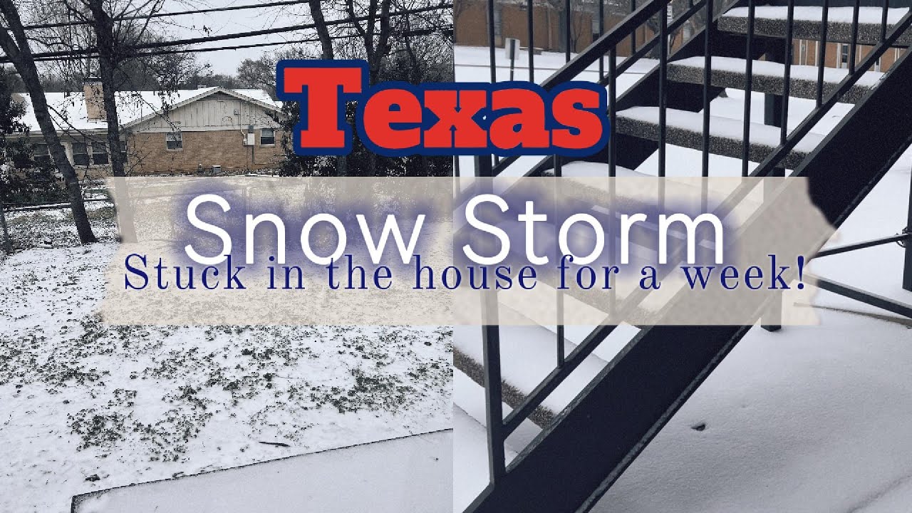A Week of Snow in Texas! | Stuck at Home
