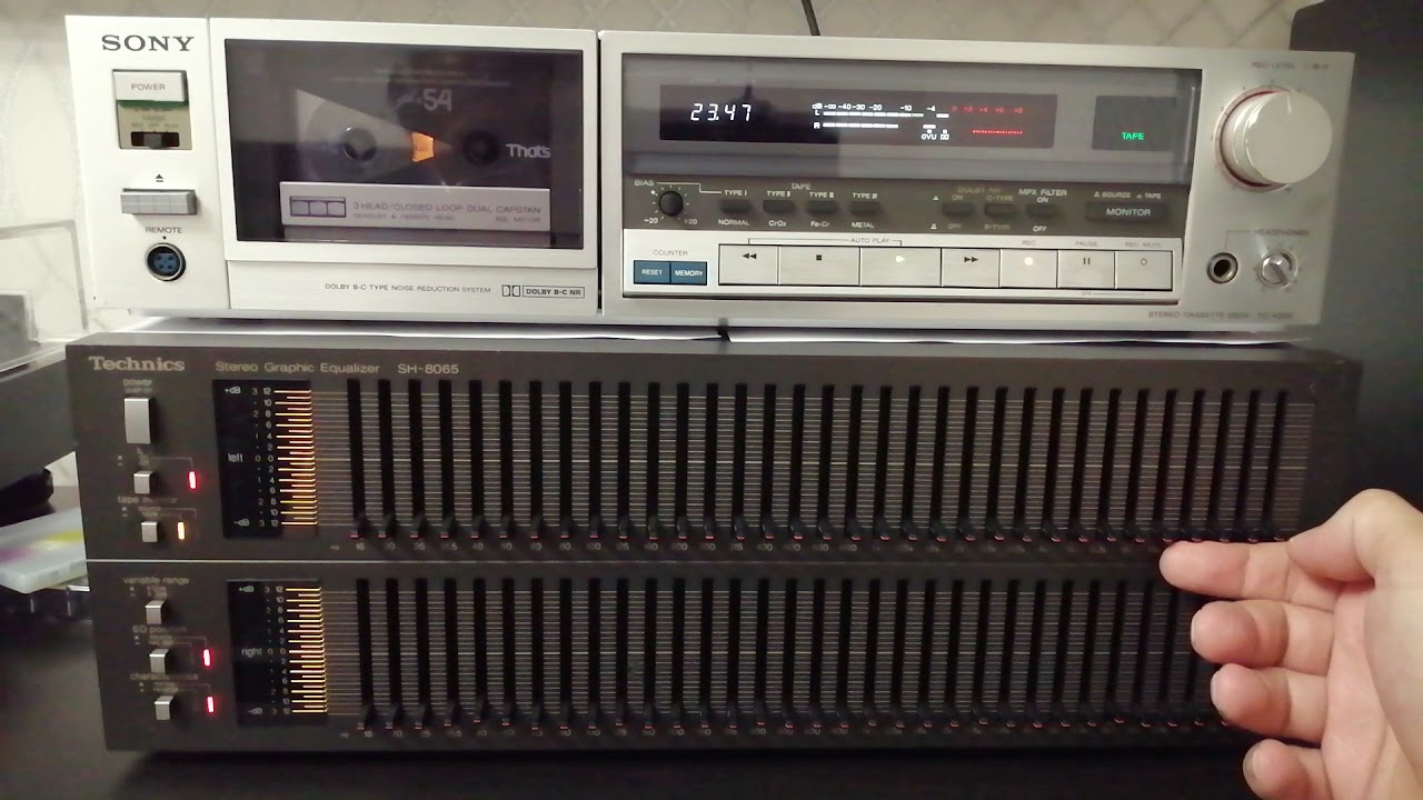 33 полосы графический эквалайзер Technics SH-8065