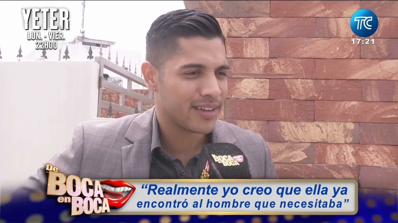 David Naula afectado porque Mayra Jaime habló de sus exparejas