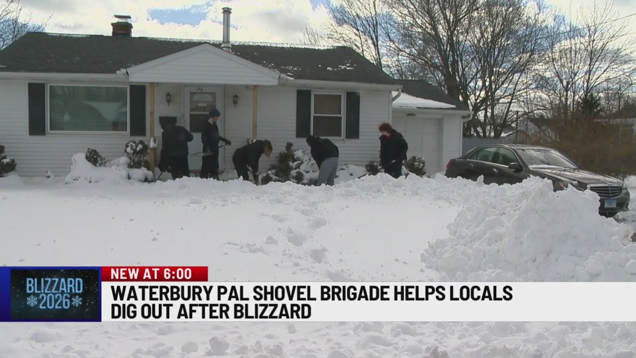 Waterbury PAL 'Shovel Brigade' helping neighbors after snowstorm