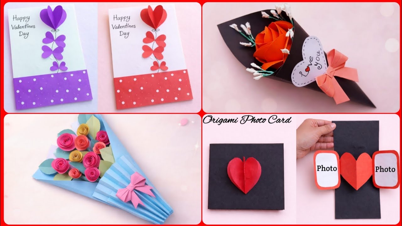 Easy Step by Step Origami Paper Craft | Origami Valentine Gift Idea | School Project Idea 