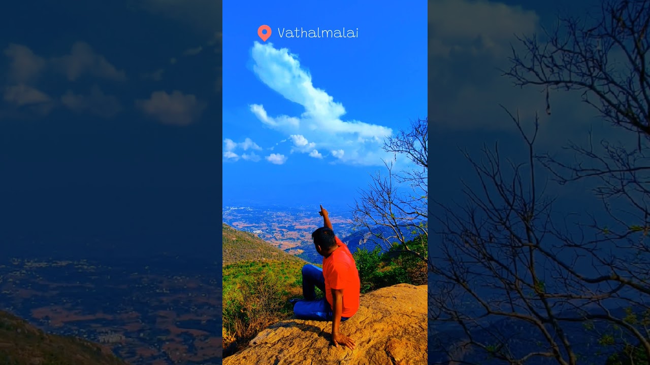Vathalmalai Hills... Touch the Sky😎😎  #vathalmalai #dharmapuri#adventurerider