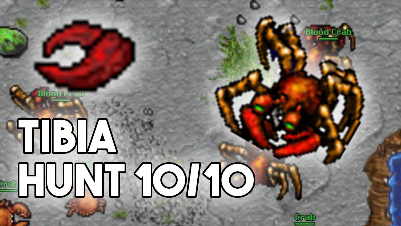[PL] Tibia | Hunt 10/10 Loot Prey | Blood Crab #44 (Meriana - Laguna Island)