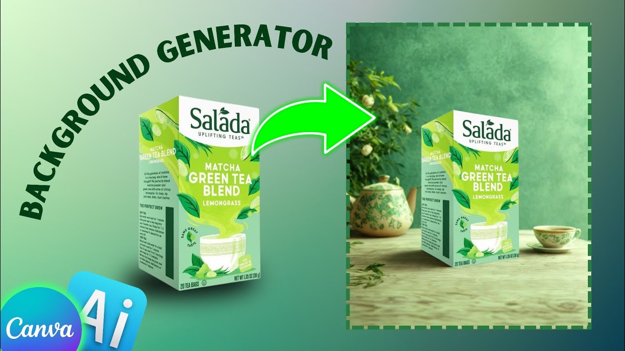 Create Background for Products Image in a minute - Canva AI Background Generator Tools Tutorial