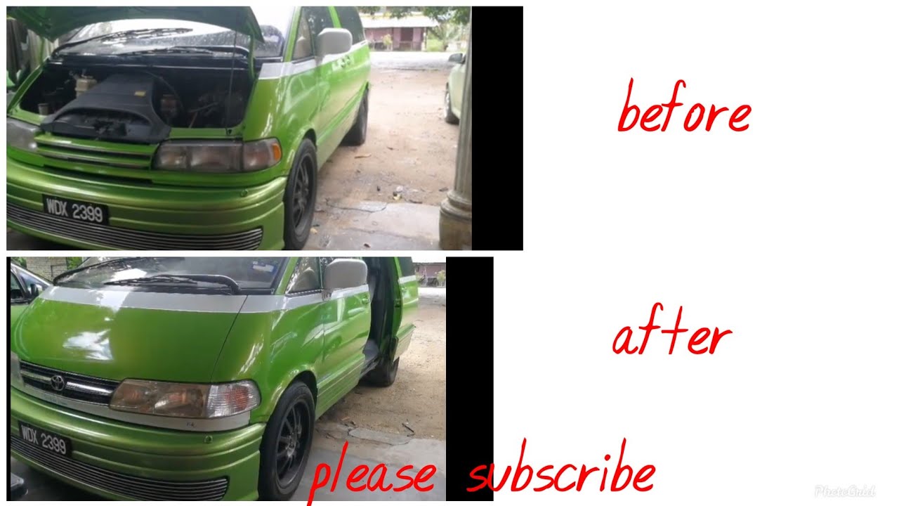 Estima TCR10 TCR11 tukar facelift AERAS