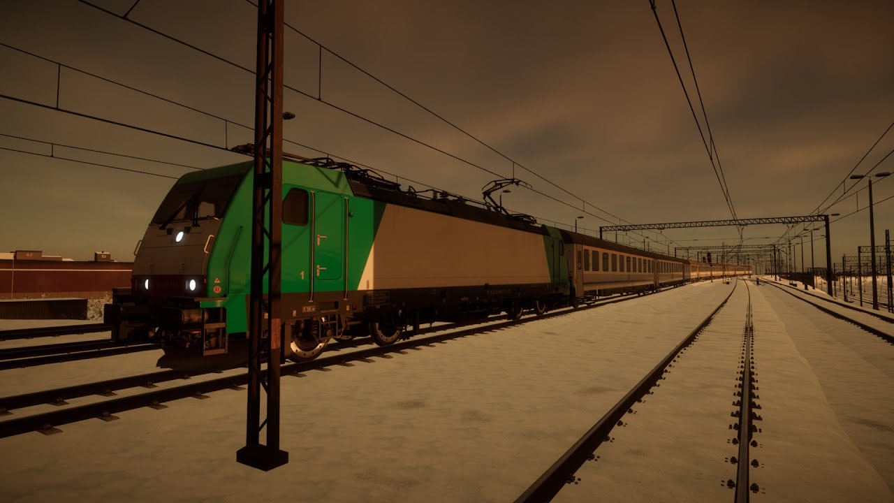 | LIVE | Sim Rail - Traxem do Katowic #zimowewarunki #15