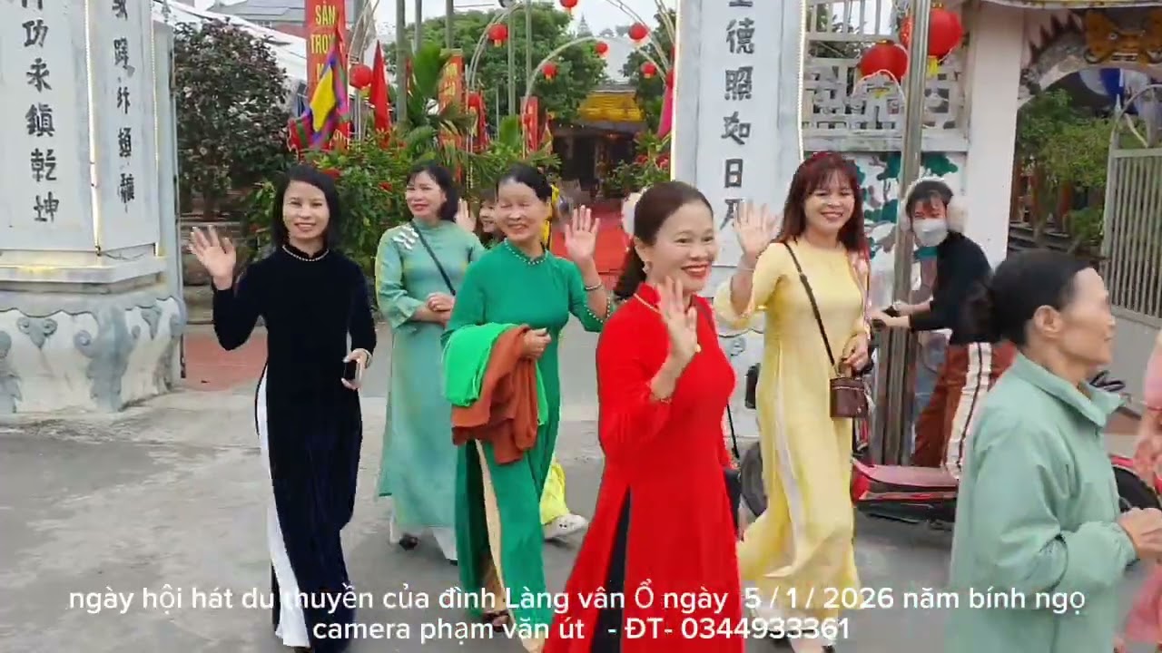 NGÀY HỘI HÁT DU THUYỀN CỦA ĐÌNH LÀNG VÂN Ổ 