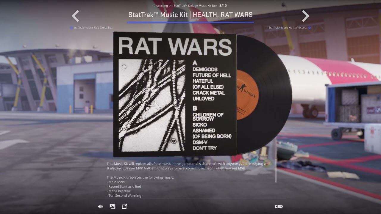 Health Rat Wars MVP CS2 Deluge Music Kit