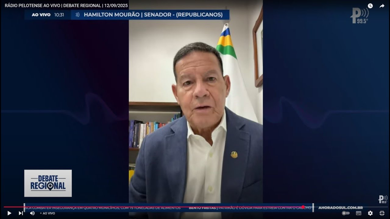 Senador Mour&atilde;o fala sobre a condena&ccedil;&atilde;o de Bolsonaro e a postura dos ministros julgadores 12/09/25