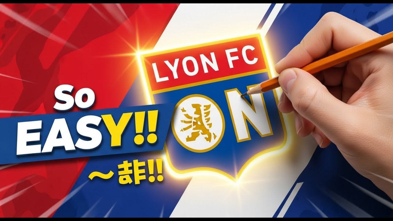 How to Draw the Lyon Logo Step by Step 🔥 (So Easy Yet Looks Professional!)