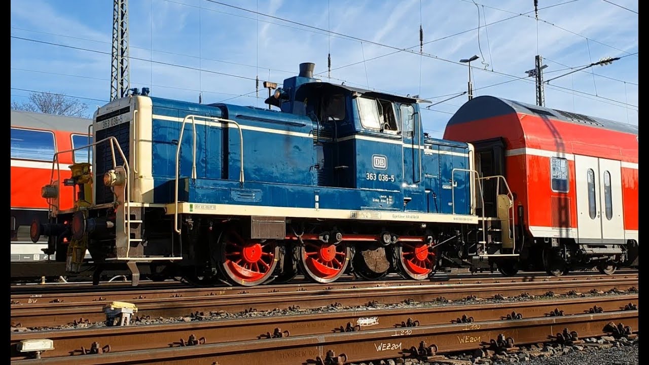 BR 363 V60 Aachen Hbf Aixrail DB Regio