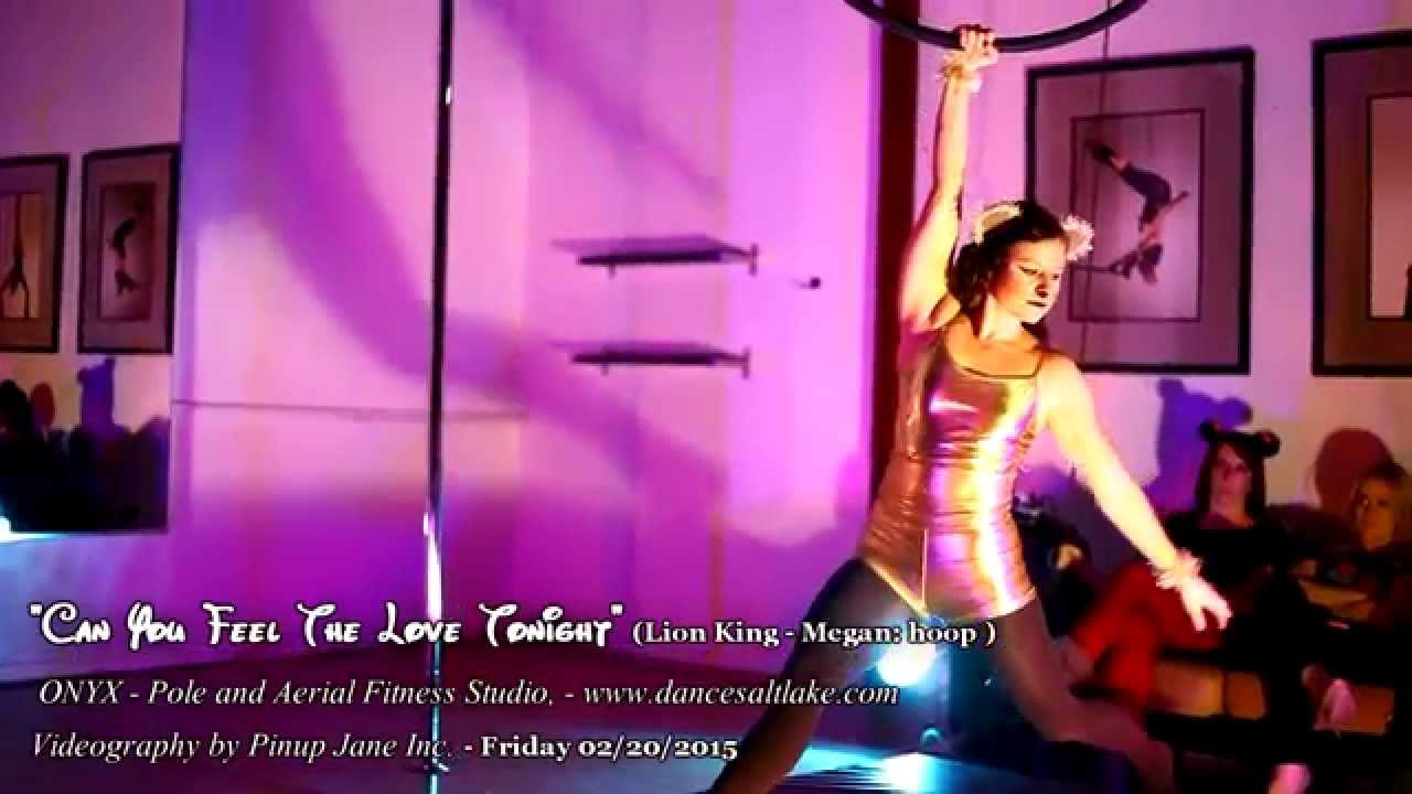 Can You Feel The Love Tonight -  Lion King Aerial Hoop Routine by Megan At Onyx