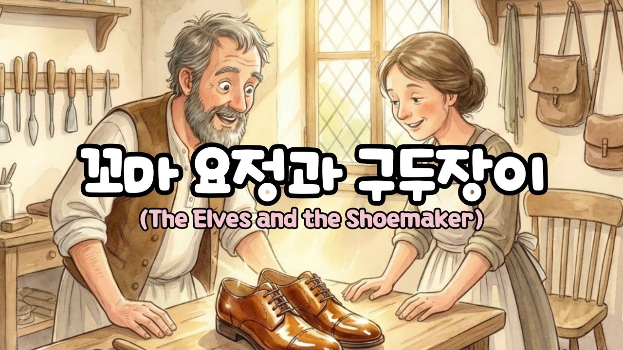 👢🎁The Elves and the Shoemaker 꼬마 요정과 구두장이 | 그림 형제 영어동화 낭독 | 엄마표 영어 | 루미의 영어 비밀노트