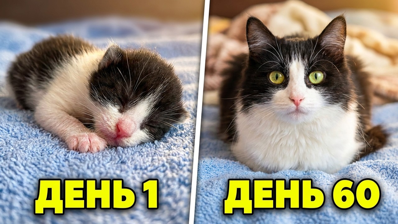Спасение новорожденных котят. Котята ищут дом / SANI vlog