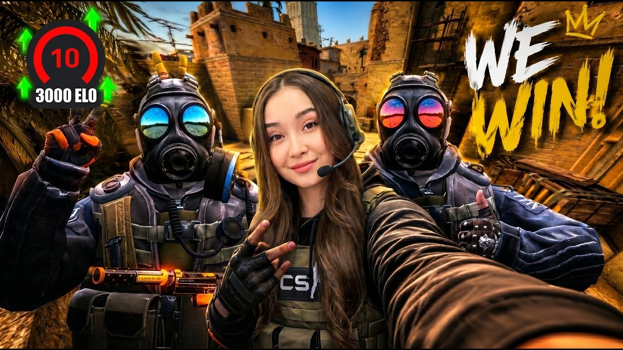 woman faceit play   (Portrait)