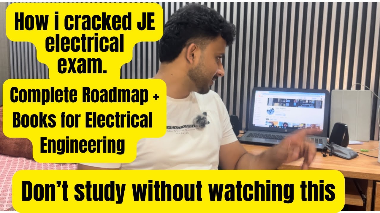 How I Cracked JE Electrical in 90 Days Without Coaching |Complete Roadmap + Books for EEE ‼️