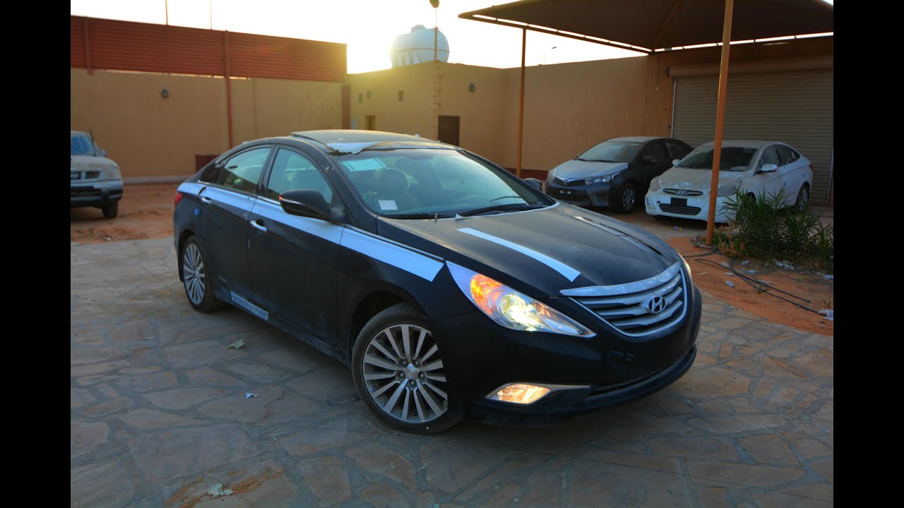 هيونداي سوناتا 2015 فل كامل جلد - شرح المواصفات - ( معرض عماد الدين )