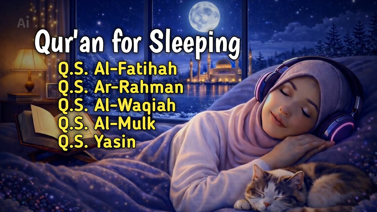 Relaxing Quran for Insomnia & relief stress 🌿 Sleep Instantly with Calm Recitation